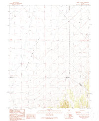 Moody Peak NW 1990 topographic map thumbnail