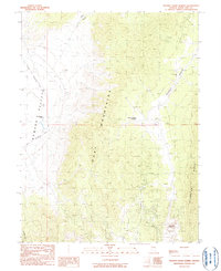 Mooney Basin Summit 1990 topographic map thumbnail