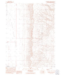 Moonshine Canyon 1991 topographic map thumbnail