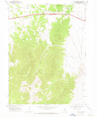 Moor Summit 1968 topographic map preview
