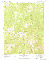 Morey Peak 1967 topographic map thumbnail