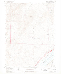 Morgan Hill 1967 topographic map thumbnail