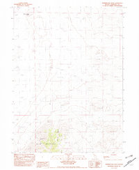 Mormon Dan Butte 1982 topographic map thumbnail
