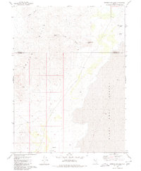Mormon Dan Peak 1980 topographic map thumbnail