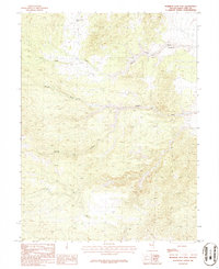 Mormon Jack Pass 1986 topographic map thumbnail