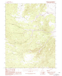Mormon Jack Pass 1986 topographic map thumbnail