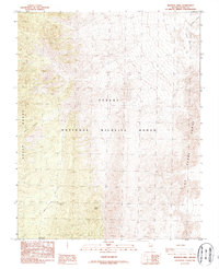 Mormon Well 1987 topographic map thumbnail