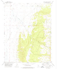 Mosquito Creek 1971 topographic map thumbnail