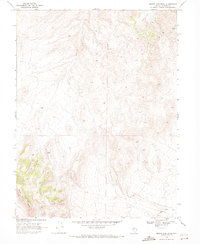Mount Airy Mesa 1969 topographic map thumbnail
