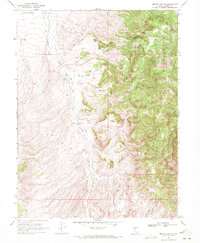 Mount Airy NE 1969 topographic map thumbnail