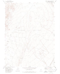 Mount Annie NE 1980 topographic map thumbnail