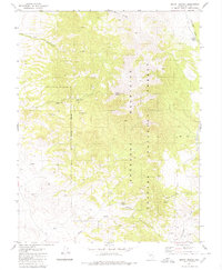 Mount Ardivey 1980 topographic map thumbnail