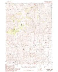 Mount Blitzen 1987 topographic map thumbnail