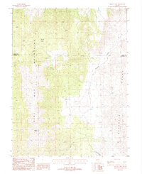 Mount Como 1987 topographic map preview
