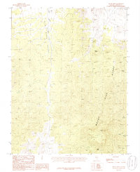 Mount Irish 1985 topographic map thumbnail