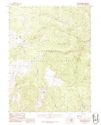 Mount Moriah 1986 topographic map thumbnail