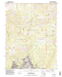 Mount Rose 1992 topographic map thumbnail
