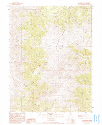 Mt. Augusta 1990 topographic map thumbnail