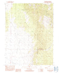 Mt. Hamilton 1990 topographic map thumbnail