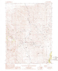 Mt. Lewis 1985 topographic map thumbnail