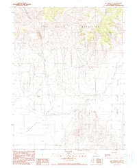 Mt. Moses SE 1990 topographic map thumbnail