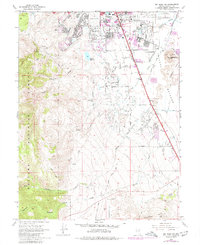 Mt. Rose NE 1969 topographic map thumbnail