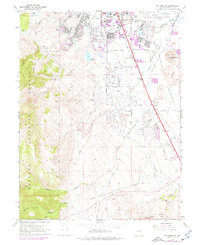 Mt. Rose NE 1969 topographic map thumbnail