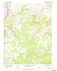Mt. Rose NW 1968 topographic map thumbnail