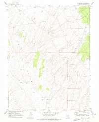 Mt. Wilson SW 1970 topographic map thumbnail
