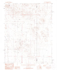 Mud Lake NW 1987 topographic map thumbnail