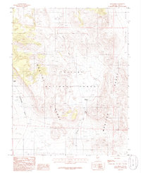 Mud Spring 1986 topographic map preview