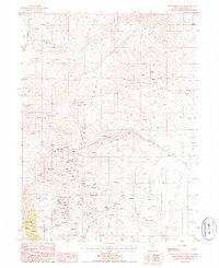Mud Spring Gulch 1985 topographic map thumbnail