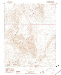 Muddy Peak 1983 topographic map thumbnail