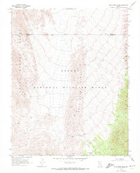 Mule Deer Ridge 1969 topographic map thumbnail