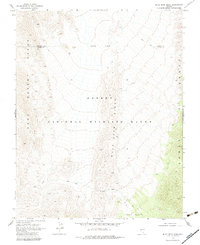 Mule Deer Ridge 1969 topographic map thumbnail