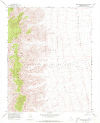 Mule Deer Ridge NE 1969 topographic map thumbnail