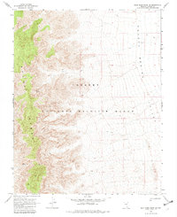 Mule Deer Ridge NE 1969 topographic map thumbnail