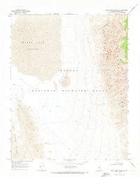Mule Deer Ridge NW 1969 topographic map thumbnail