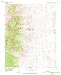 Mule Deer Ridge SE 1969 topographic map thumbnail