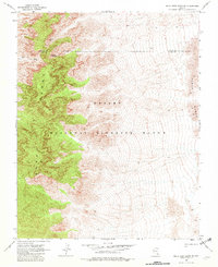 Mule Deer Ridge SE 1969 topographic map thumbnail