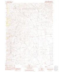Mullinix Creek 1991 topographic map thumbnail