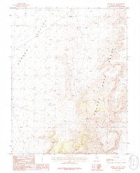 Murphy Gap NW 1985 topographic map thumbnail