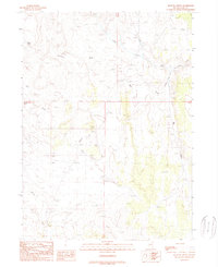 Mustang Draw 1989 topographic map thumbnail