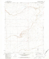 Nadine Butte 1980 topographic map thumbnail