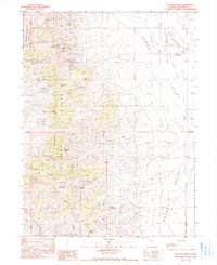 Natchez Pass 1990 topographic map thumbnail