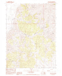 Needle Peak 1990 topographic map thumbnail