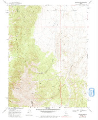 New Pass Peak 1969 topographic map thumbnail