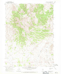 Ninemile Mtn 1967 topographic map thumbnail