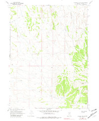 Ninemile Mtn SW 1967 topographic map thumbnail
