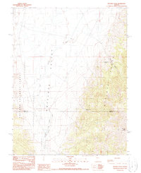 Ninemile Peak 1990 topographic map thumbnail